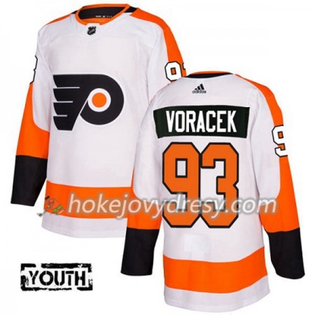 Dětské Hokejový Dres Philadelphia Flyers Jakub Voracek 93 Bílá 2017-2018 Adidas Authentic